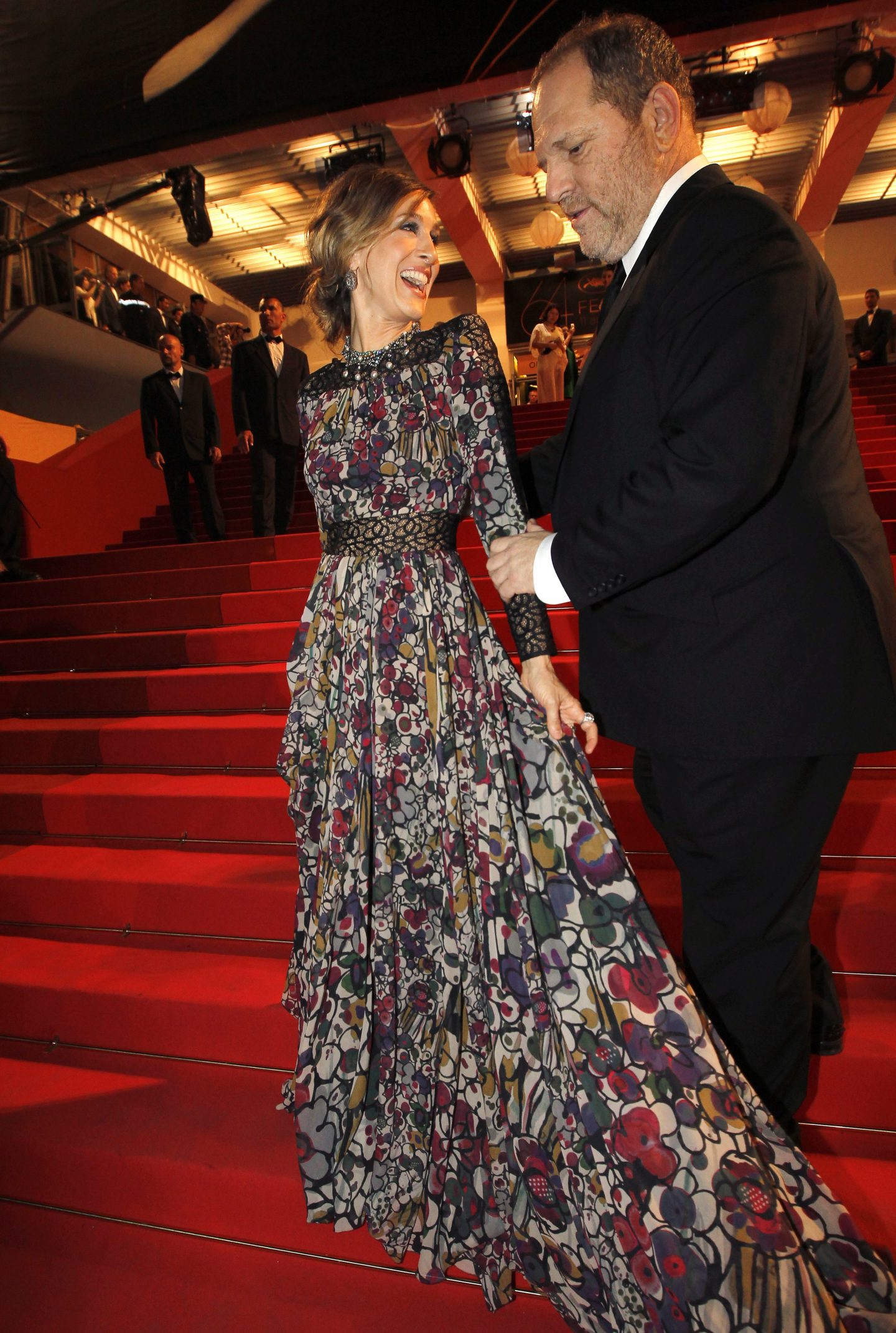 Sarah Jessica Parker wows the crowds in Elie Saab