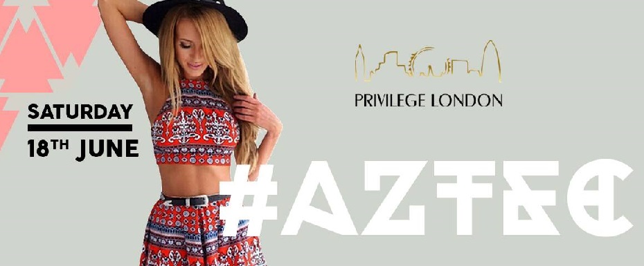 YOU ARE INVITED! Exclusive Aztec-Themed Fashion Party in London